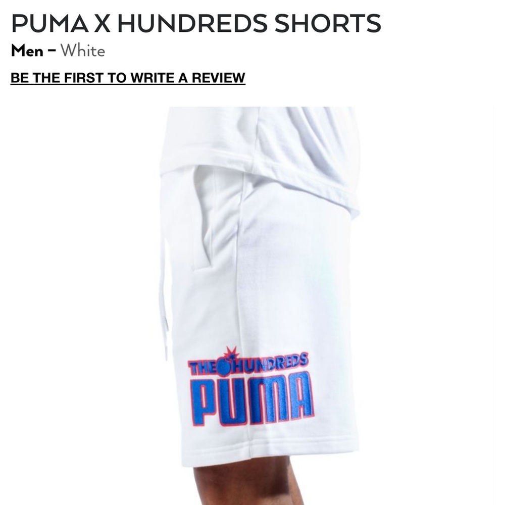Puma x hundreds short